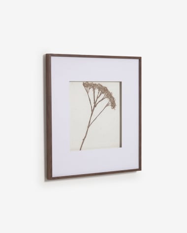 Pasacale picture with diagonal floral print 50 x 50 cm