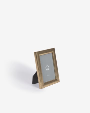 Small Nazira golden photo frame  14 x 18 cm