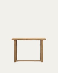 Ψηλό τραπέζι Canadell, 100% εξωτερικού χώρου, μασίφ ανακυκλωμένο ξύλο τικ, 140x70εκ