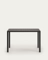 Culip aluminium outdoor bar table in powder coated grey finish, 150 x 77 cm