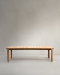 Icaro table made from solid teak wood, 280 x 112 cm, 100% FSC