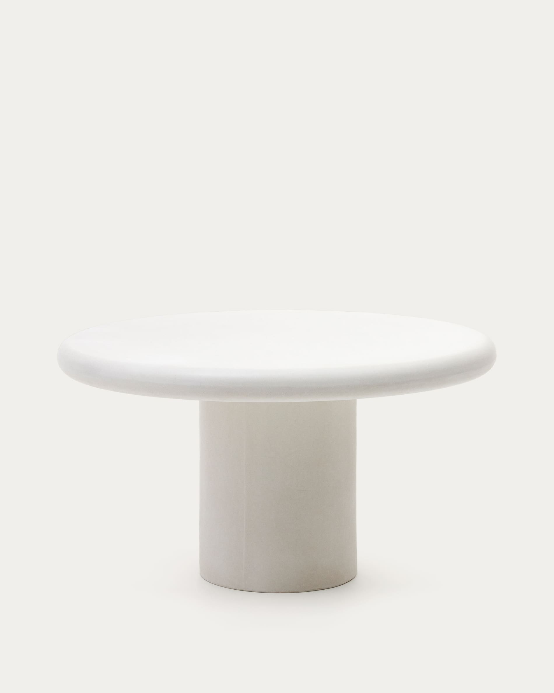 Table ronde Addaia en ciment blanc Ø140 cm | Kave Home