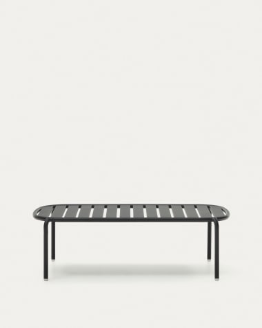 Joncols outdoor aluminium coffee table with powder coated grey finish, Ø 110 x 62 cm