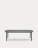 Table basse de jardin Joncols en aluminium finition peinture grise Ø 110 x 62 cm
