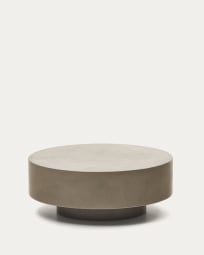 Tavolino da caffè rotondo Garbet in cemento Ø 80 cm
