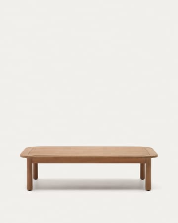 100% outdoor salontafel Sacova in massief eucalyptushout 140 x 89 cm