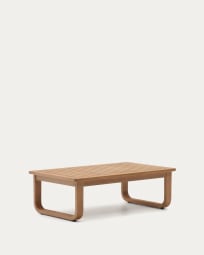 Sacaleta solid eucalyptus wood coffee table, 100% outdoor suitable 100 x 60 cm