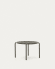 Joncols outdoor aluminium side table with powder coated green finish, Ø 60 cm