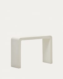 Aiguablava console in white cement, 120 x 80 cm