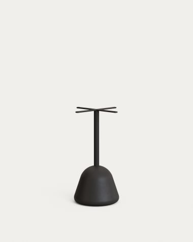 Saura Outdoor Table Base made of Steel with Black Painted Finish Ø 37 x 75 cm