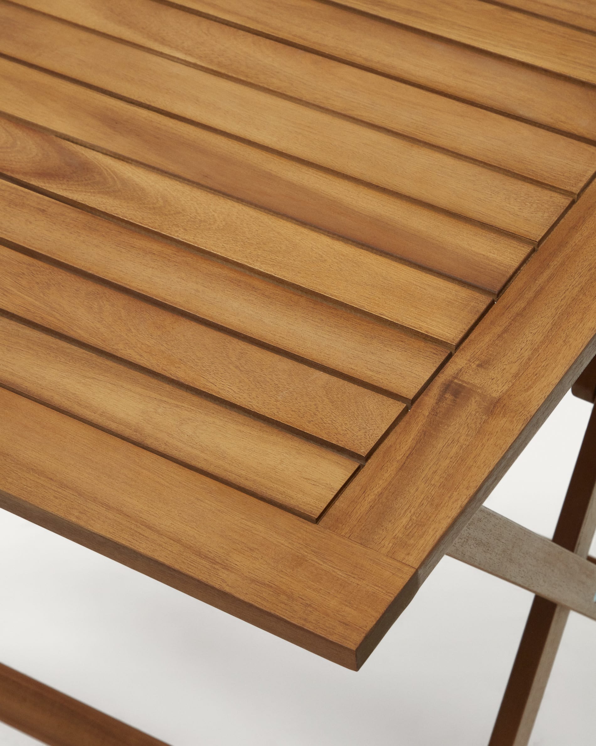 Mesa plegable de exterior Sadirar de madera maciza de acacia 70 x 70 cm FSC  100%