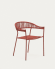 Καρέκλα εξ. χώρου Futadera, συνθετικό σκοινί σε τερακότα, βαμμένο ατσάλι σε τερακότα