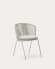Saconca outdoor chair with cord and steel. with a grey painted finish.