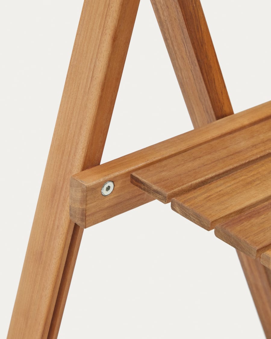 Mesa plegable de exterior Sadirar de madera maciza - NANI CONCEPT