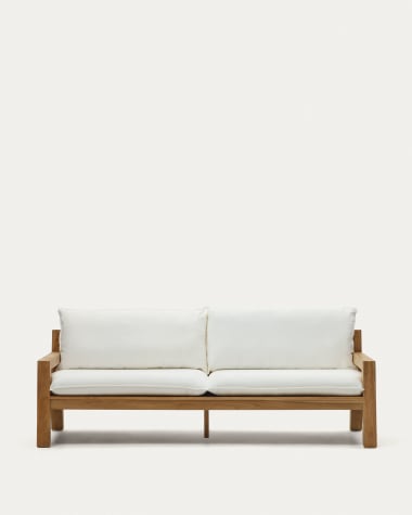 Forcanera 3 seater solid teak sofa, 211 cm