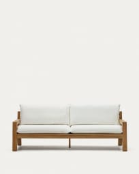 Forcanera 3-Sitzer-Sofa aus massivem Teakholz 218 cm