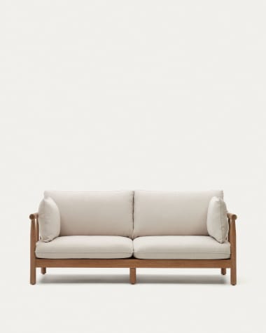 Sacova 2-Sitzer-Sofa aus massivem Eukalyptusholz 195 cm 100% FSC