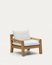 Fotel Forcanera z litego drewna tekowego