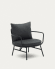 Bramant Sessel aus Stahl mit schwarzem Finish