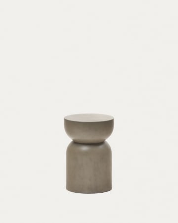 Garbet round cement side table, Ø 32 cm