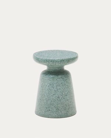 Tavolino da appoggio per esterni Mesquida in granito verde Ø 39 cm