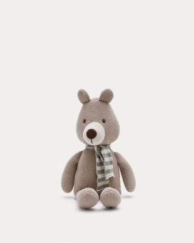 Ponc brown knitted teddy bear