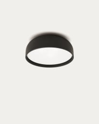 Xaviera ceiling lamp with black finish
