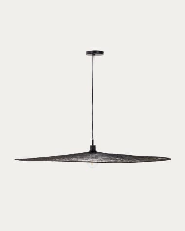 Lámpara de techo Makai de metal con acabado negro Ø 100 cm
