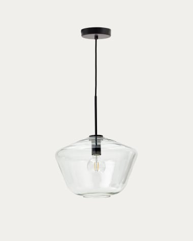 Mao glass ceiling lamp Ø 35 cm