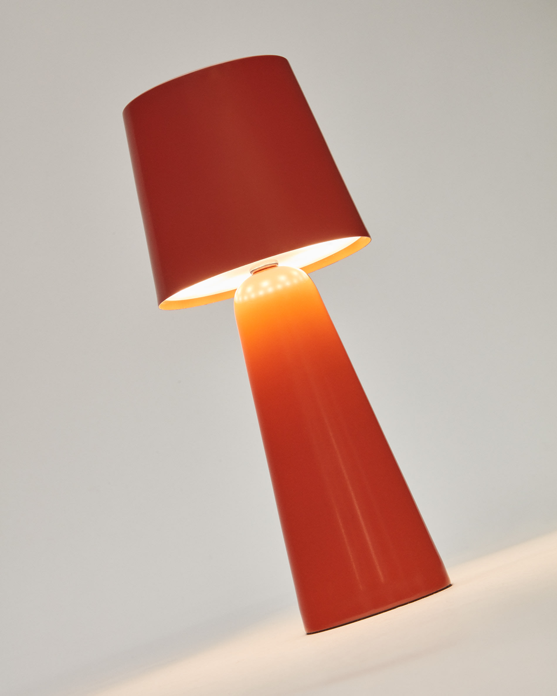 Small red deals lamp