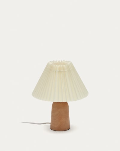 Benicarlo table lamp in wood with a natural, beige finish UK | Kave Home®