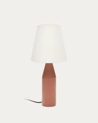 Boada metal table lamp with pink painted finish