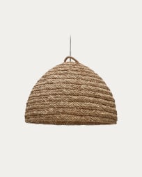 Paralume per lampada da soffitto Fonteta in fibre naturali finitura naturale Ø 60 cm