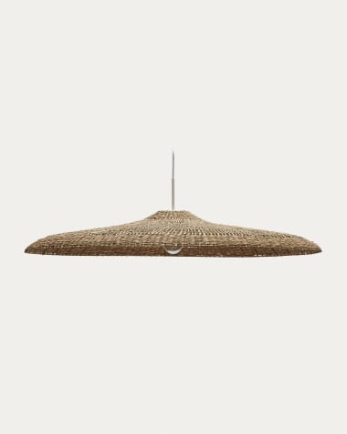 Cruilles natural fiber ceiling lamp shade in a natural finish, Ø 100 cm