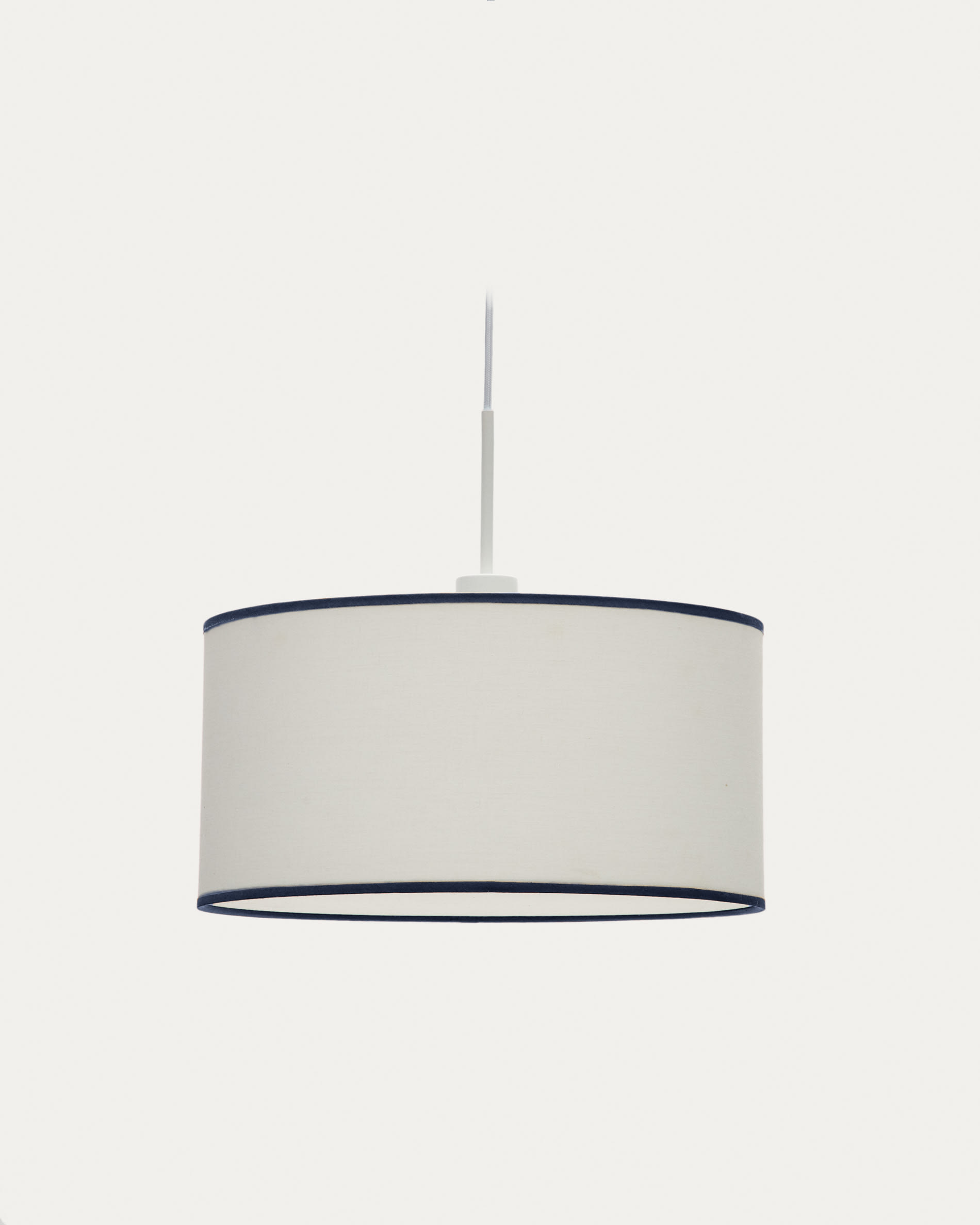 hazlo plano Acusador bloquear Binisalem ceiling lamp shade in white and blue Ø 40 cm | Kave Home