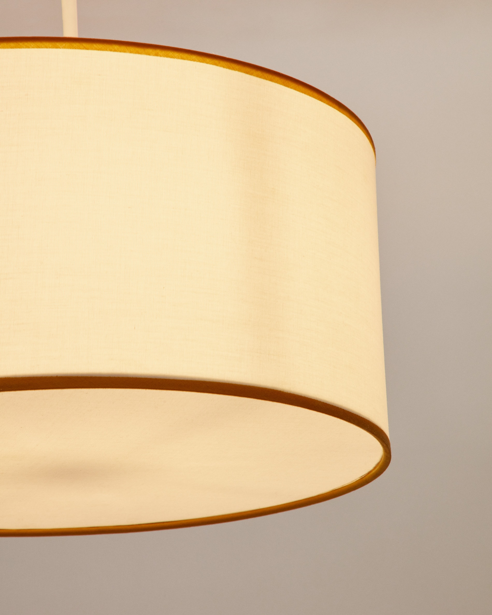 Mustard ceiling shop lamp shade