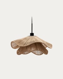 Pontos ceiling lamp shade in jute with a natural finish, Ø 50 cm