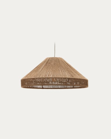 Pontos ceiling lamp shade in jute with a natural finish, Ø 45 cm