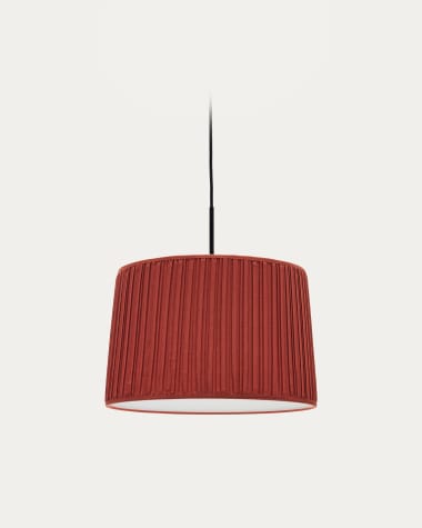 Paralume per lampada da soffitto Guash color terracotta Ø 40 cm
