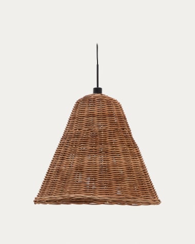 Paralume per lampada da soffitto Calvia in rattan con finitura naturale Ø 60 cm
