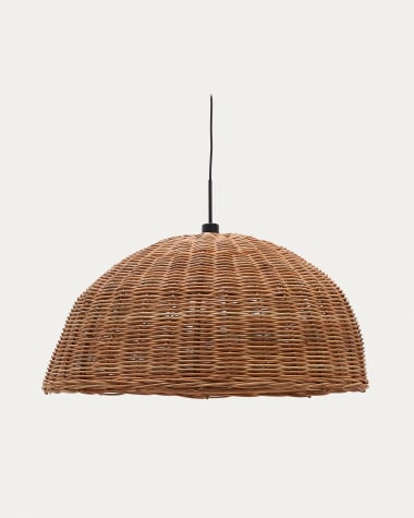 Jornets rattan ceiling lamp shade in a natural finish Ø 80 cm