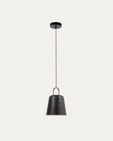 Daian metal ceiling light with black painted finish