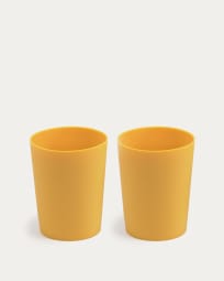 Epiphany set of 2 cups in mustard silicone