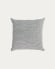 Marena 100% linen cushion cover with black and white stripes 45 x 45 cm