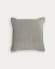 Alcara grey cushion cover with black border 45 x 45 cm