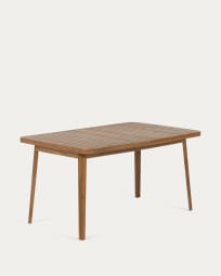 Table extensible de jardin Vilma en bois d'acacia massif 90 x 143 (200) cm FSC 100%