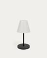 Outdoor Amaray table lamp in steel with black finish