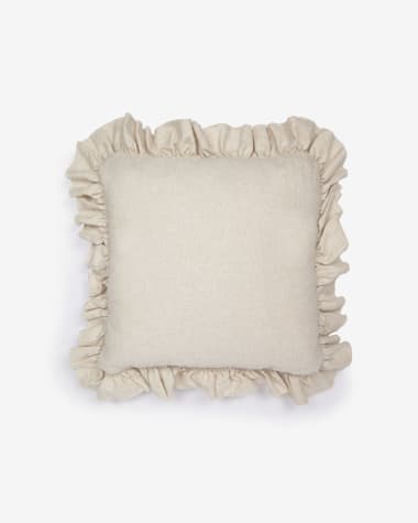 Fodera cuscino Deva in lino naturale 45 x 45 cm