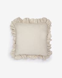 Deva natural linen cushion cover 45 x 45 cm