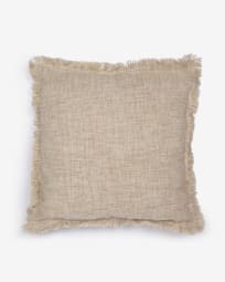 Valleria natural linen cushion cover 60 x 60 cm